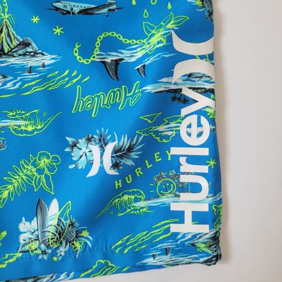 NWT  Hurley Boy's Doodle Island Board Shorts Size 20 Swim Beach Travel Vacation - Picture 7 of 7